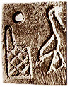 Tomb U-j (chember 11) label nr. 103: (the town of) Ba-st [G. Dreyer, Umm el-Qaab I, 1998, pl. 31, nr. 103