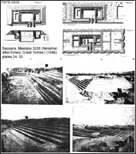 S3038 after some of Emery's plates (Great Tombs I, 1949, plates 22, 23, 25, 34, 35)
