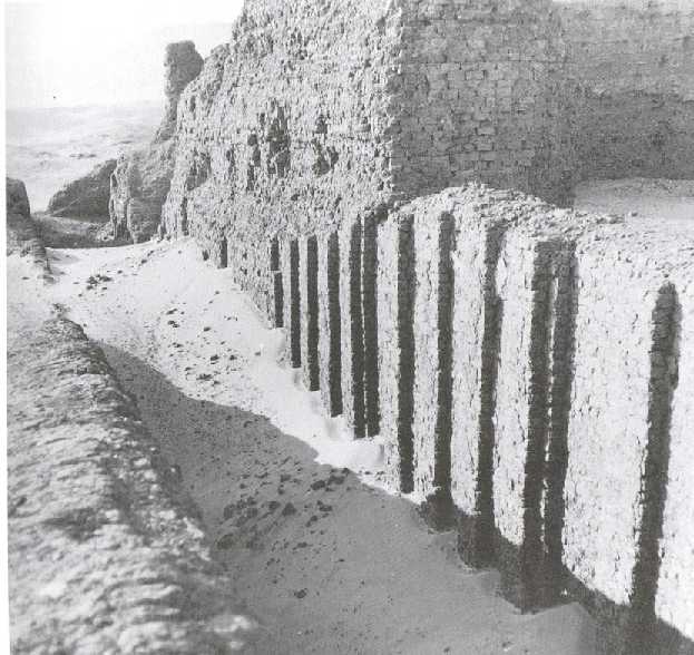Inner wall of the Shunet ez Zebib