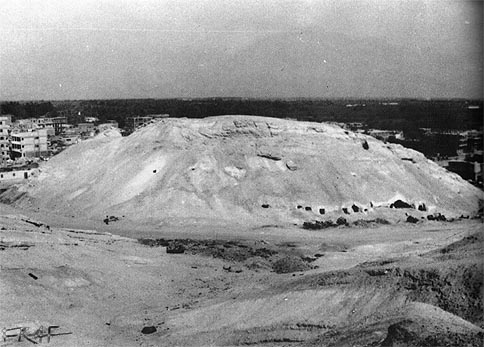 The Rock Knoll of the Mudbrick Pyramid at Abu Rawash  - After Nabil Swelim, The Mudbrick Pyramid at Abu Rawash Number "I" by Lepsius, 1987 pl. 18 b