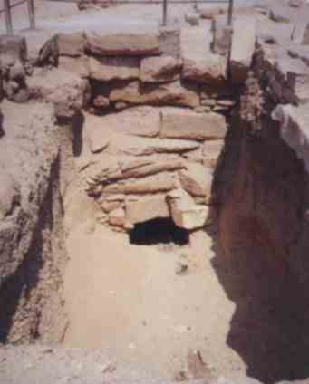 Hotepsekhemwy gallery: southern entrance pit (Photo courtesy Nabil Swelim)