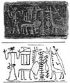 Cylinder seal from Helwan tomb 160H3 (Naqada IIIa2-b)