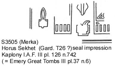 Seal impression from S 3505