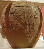 Scorpion macehead Ashmolean Mus. Oxford E3632 (photo by Jon Bodsworth)