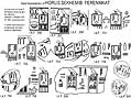 Horus Sekhemib :  Seal Impressions (Kaplony I.A.F. III; Petrie R.T. II pl. 21)