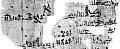 Turin Canon col. III, 4-8: NEBKA, DJOSER, DJOSERTY, lacuna, HUNI)