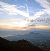 Vesuvio dal valico di Chiunzi