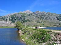 La Partenza dal Lago Matese (Palazzina, diga S. Michele) (1025m slm)  [Canon A300]