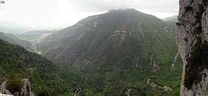 Panorama dalla Grotta di Nardantuono