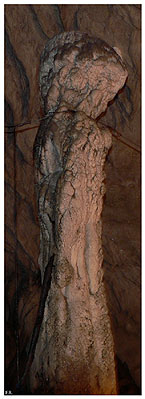 Enorme Stalagmite