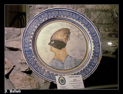 Piatto dipinto (Museo della Ceramica di Cerreto Sannita)