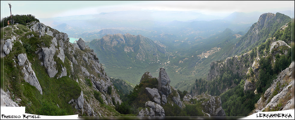 Panorama dal Mt. Marrone verso sud-est