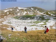 La dolina in cima al Monte Cervialto