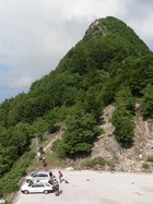 L'estremità orientale della Serra del Pruno, dallo spiazzo dove parte il sentiero CAI 16
