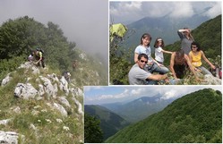 Ultima arrampicata all'estremità occid. del Tre Cappelle, a meno di un tiro di schioppo dal Mt. Mai