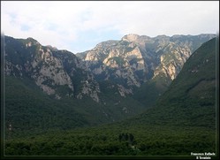 Il Terminio dalla strada per Serino