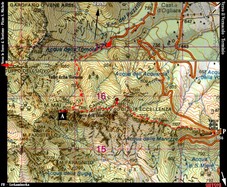 Carta (Parte del sent. CAI 16, V. Colla - Mt. Mai - Pizzo S. Michele)
