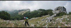 L'onorevole (sullo sfondo Varco Valle dell'Arco e Chiaimunno)