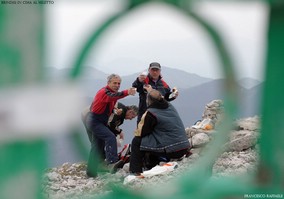 Brindisi in cima al Monte Miletto