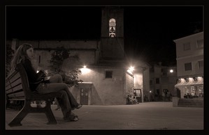 Piazzetta centrale a Scanno