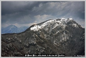 Cima del Mai e le Accelliche sullo sfondo