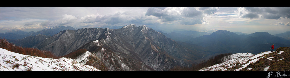 Panorama da Pizzo San Michele guardando a est