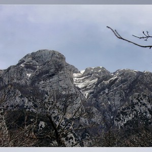 Le vette e pareti occidentali del Monte Terminio
