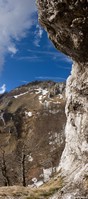 la cima Nord da sotto al Ninno