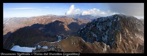 l'affilata crestina tra Varco del Paradiso e Acellica Nord