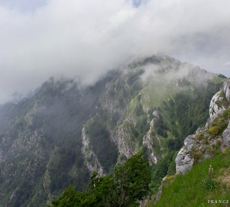 Cima Nord tra le nubi
