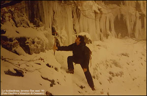 Scalandrone d'inverno (c. 1998). Foto di Onofrio e Maurizio di Gennaro (CAI NA)